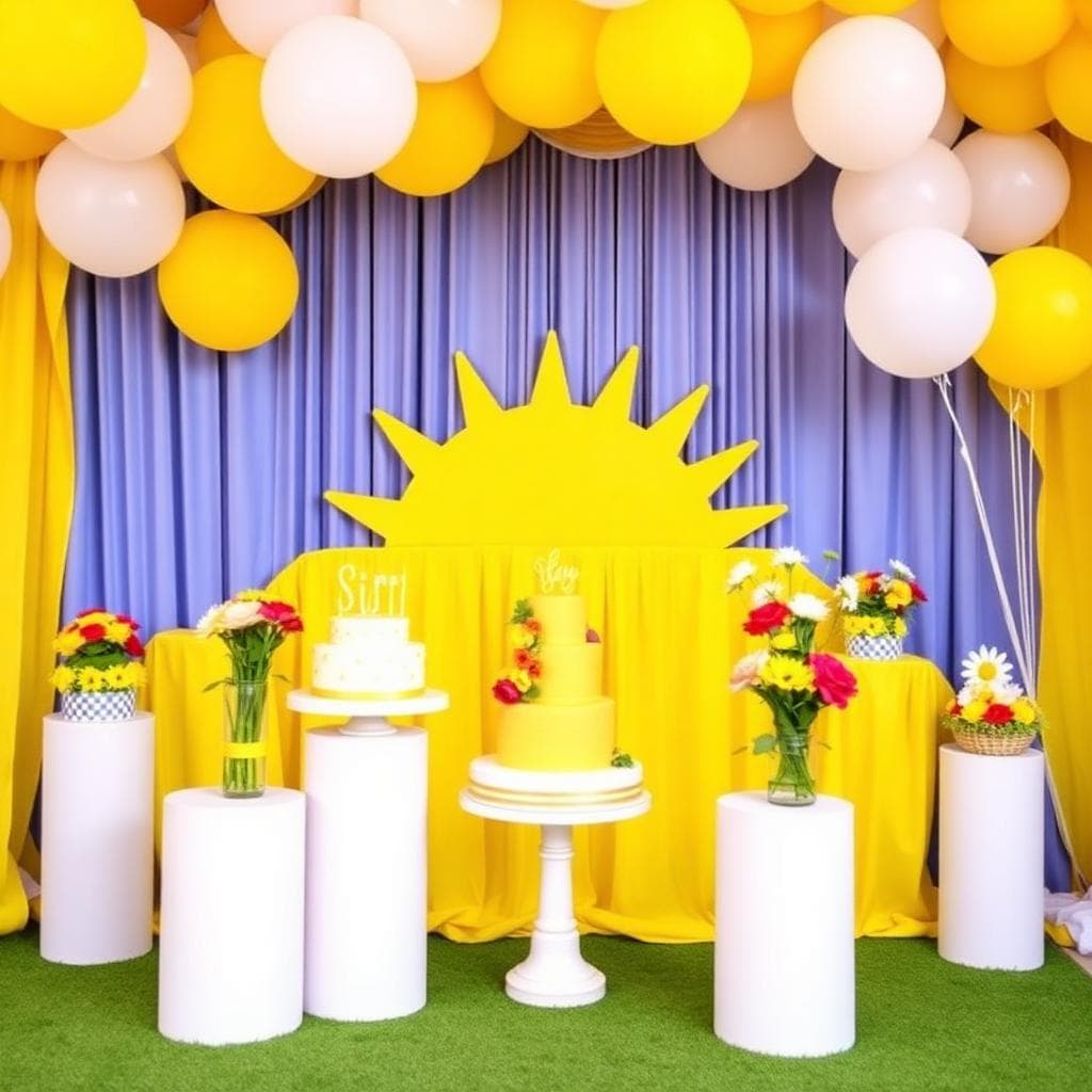 Decoração infantil sol amarelo — Americana SP
